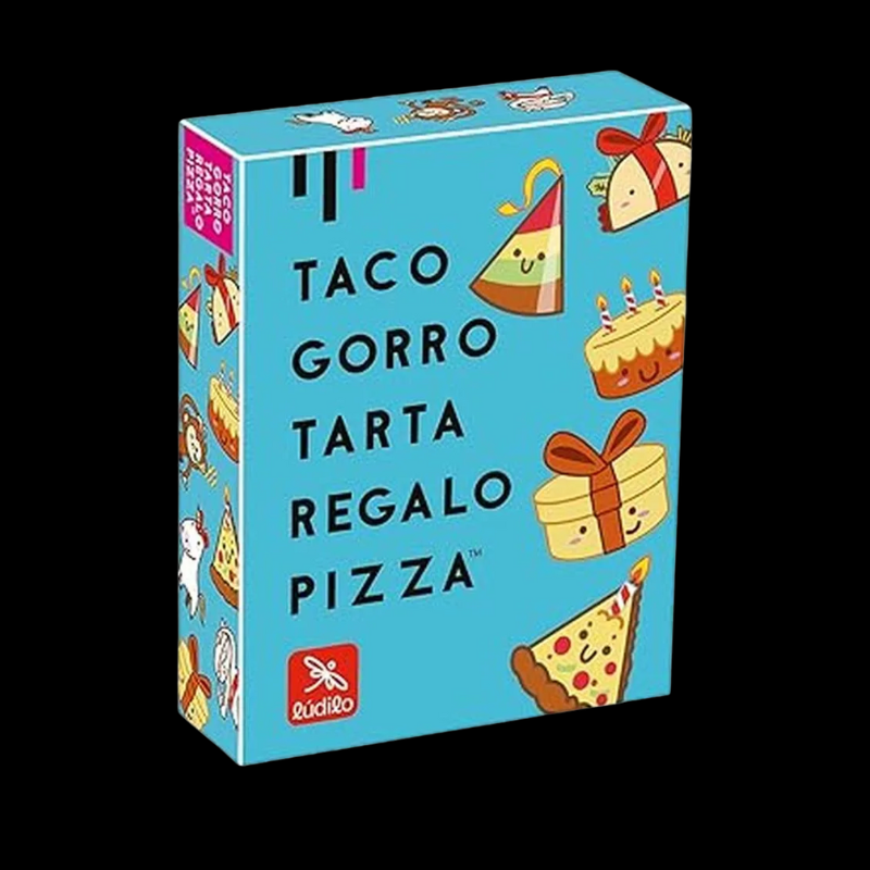 JUEGO DE MESA TACO GORRO TARTA REGALO PIZZA EN ESPAÑOL