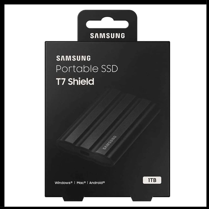SSD SAMSUNG T7 SHIELD NEGRO 1TB
