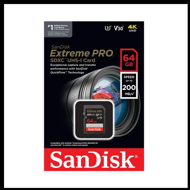 SD SANDISK EXTREME PRO 64GB