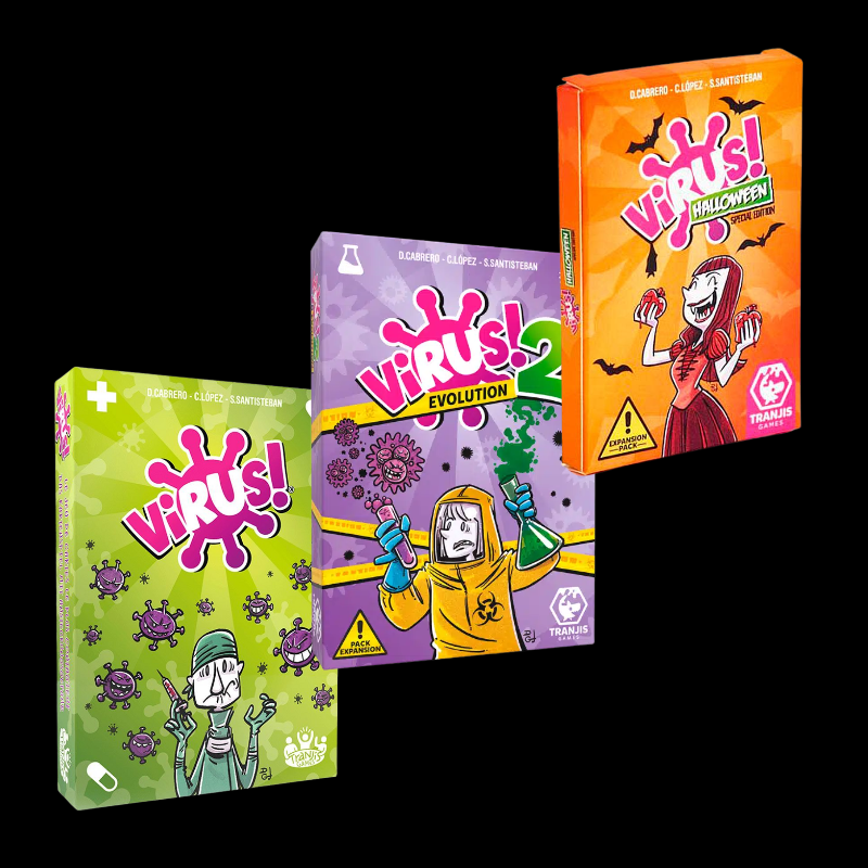 PACK VIRUS ESPAÑO (VIRUS 1+2+HALOWEEN)