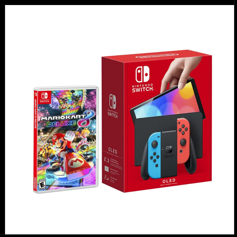 CONSOLA NINTENDO SWITCH V2 + MARIO KART + 3M ONLINE NUEVA