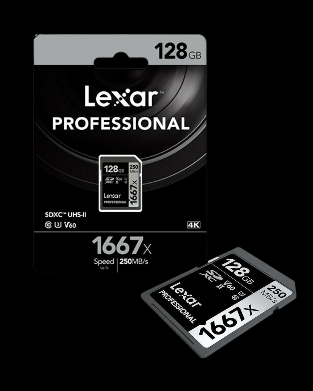 SD PROFESSIONAL LEXAR 1667X 250MB/SG 128GB
