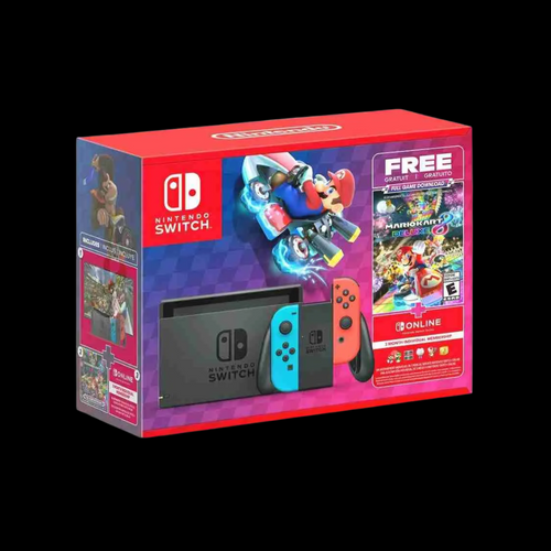 CONSOLA NINTENDO SWITCH V2 + MARIO KART + 3M ONLINE NUEVA